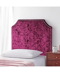 DormCo Bevel Tacked Plush Headboard - Velvet Crush
