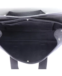 Pre-Owned HERMES Pm Valparaiso East West Bag Toile and Leather