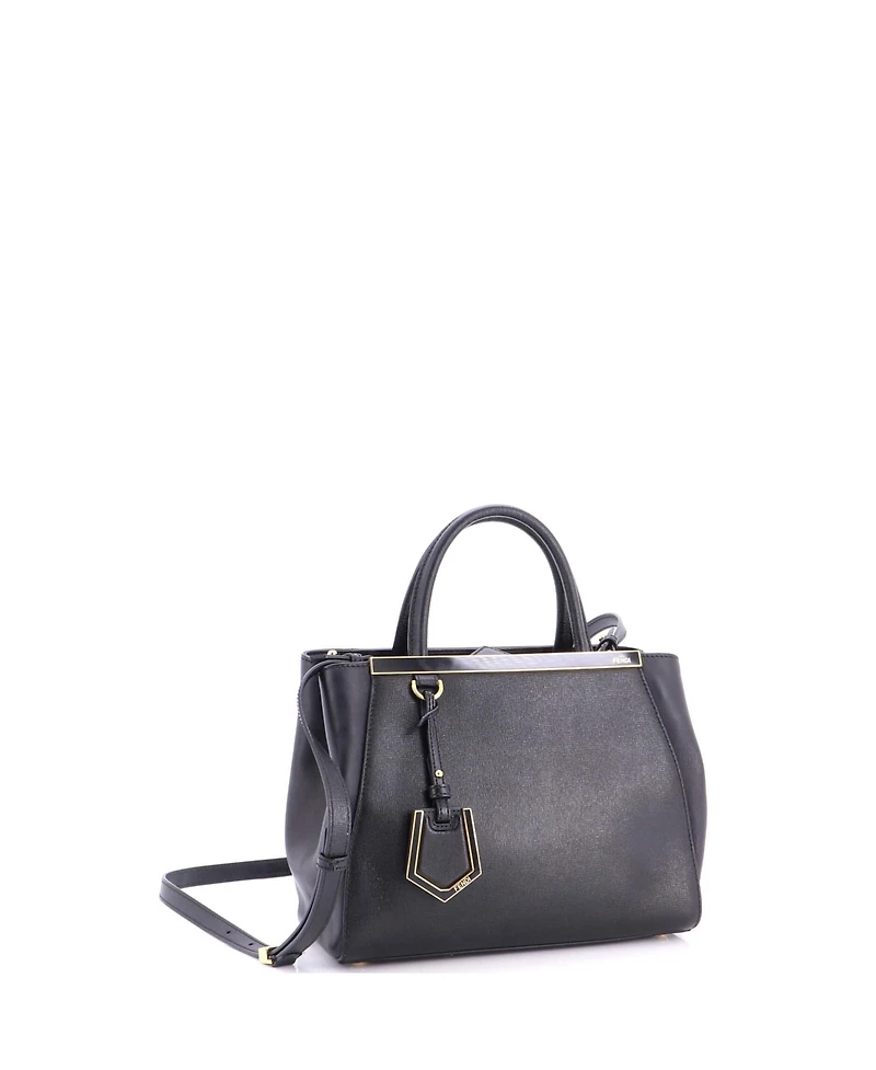 Pre-Owned Fendi Petite 2Jours Bag Leather