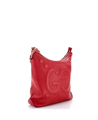 Pre-Owned Gucci Large Apollo Hobo Gg Embossed Calfskin