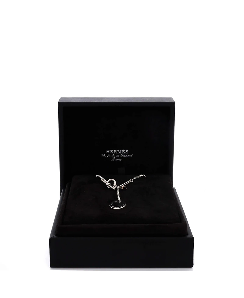 Pre-Owned HERMES Ex-Libris Long Necklace