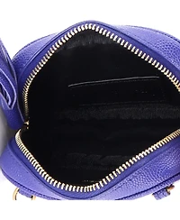 Pre-Owned Saint Laurent Baby Lou Camera Bag Matelasse Chevron Leather