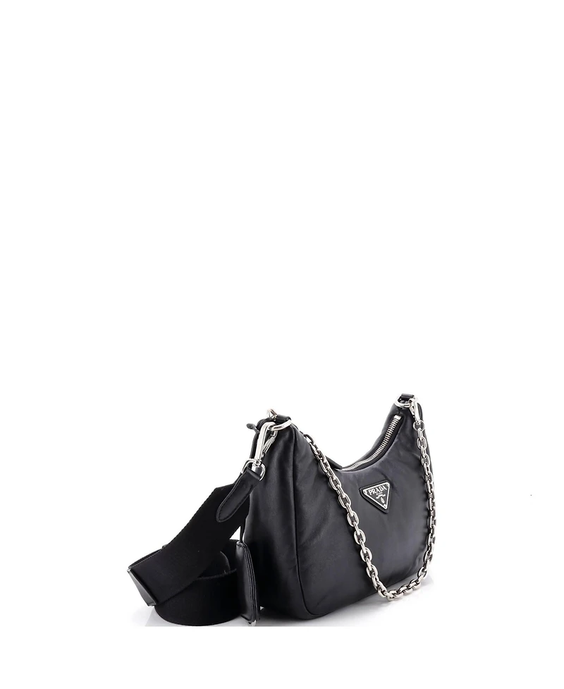 Pre-Owned Prada Small Re-Edition 2005 Shoulder Bag Nappa Leather