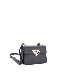 Pre-Owned Prada Small Flip Lock Shoulder Bag Saffiano Leather