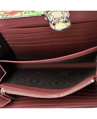 Pre-Owned Gucci Small Dionysus Chain Wallet Blooms Print Gg Coated Canvas