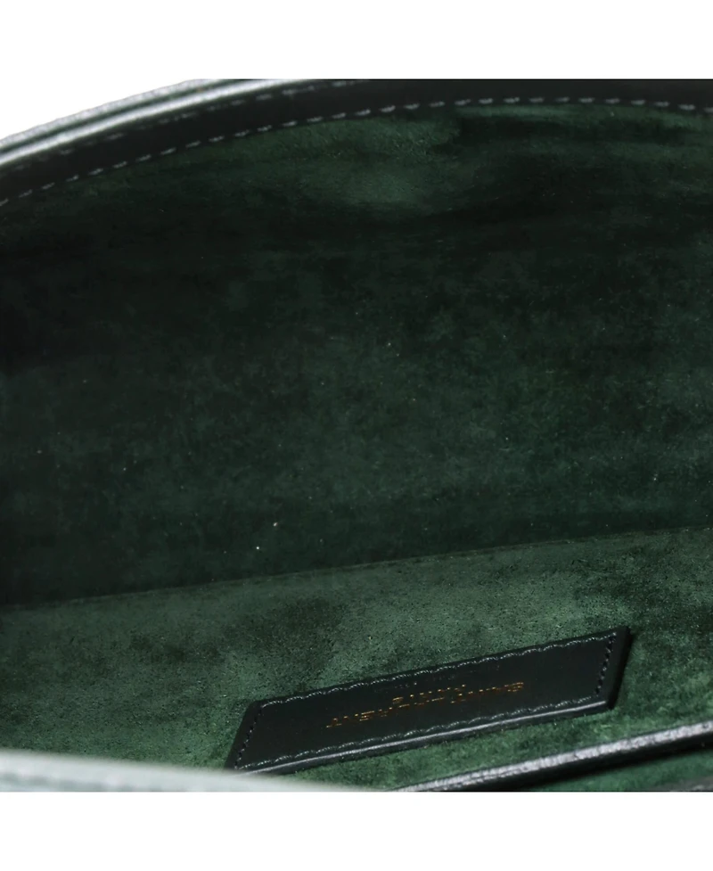 Pre-Owned Saint Laurent Small Classic Monogram Tassel Crossbody Bag Leather