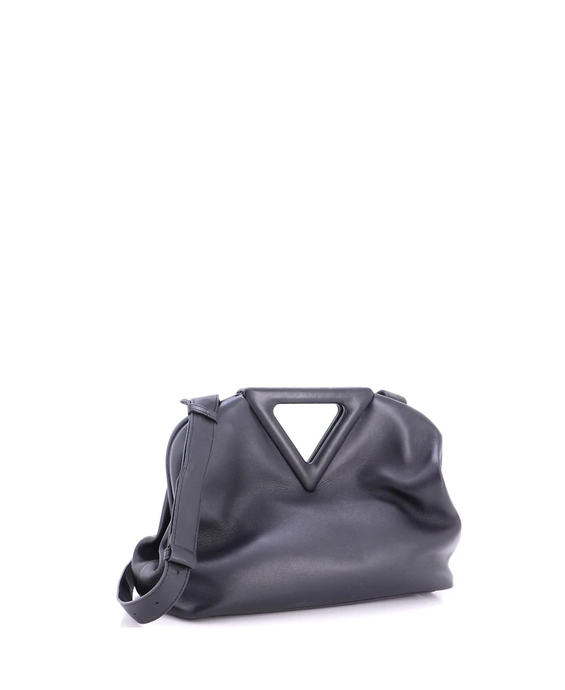 Pre-Owned Bottega Veneta Point Shoulder Bag Leather