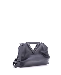 Pre-Owned Bottega Veneta Point Shoulder Bag Leather
