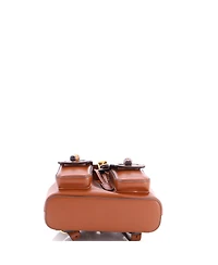 Pre-Owned Gucci Small Bamboo Backpack Leather