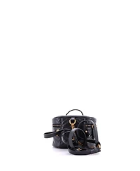 Pre-Owned Gucci Mini Gg Marmont Vanity Backpack Matelasse Leather