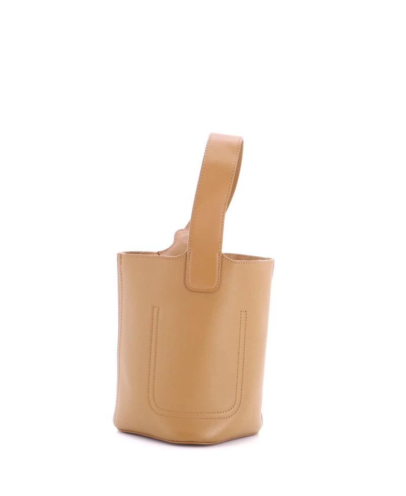 Pre-Owned Loewe Pebble Bucket Bag Leather