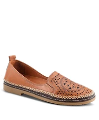 Spring Step Ingrid Women's Loafer with Laser-Cut Detail