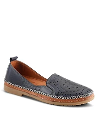 Spring Step Ingrid Women's Loafer with Laser-Cut Detail
