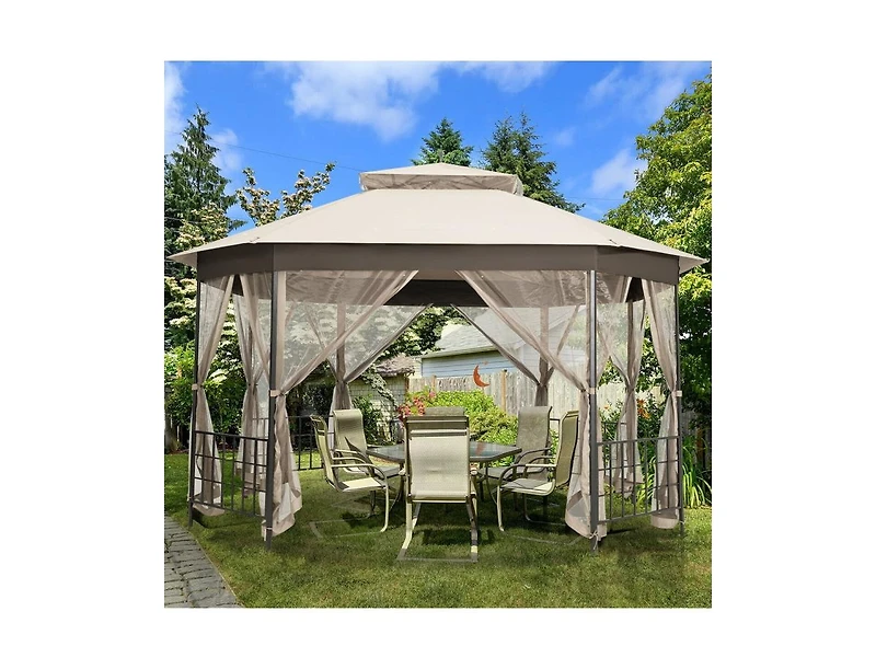Mondawe 10 x 12 Octagonal Patio Gazebo