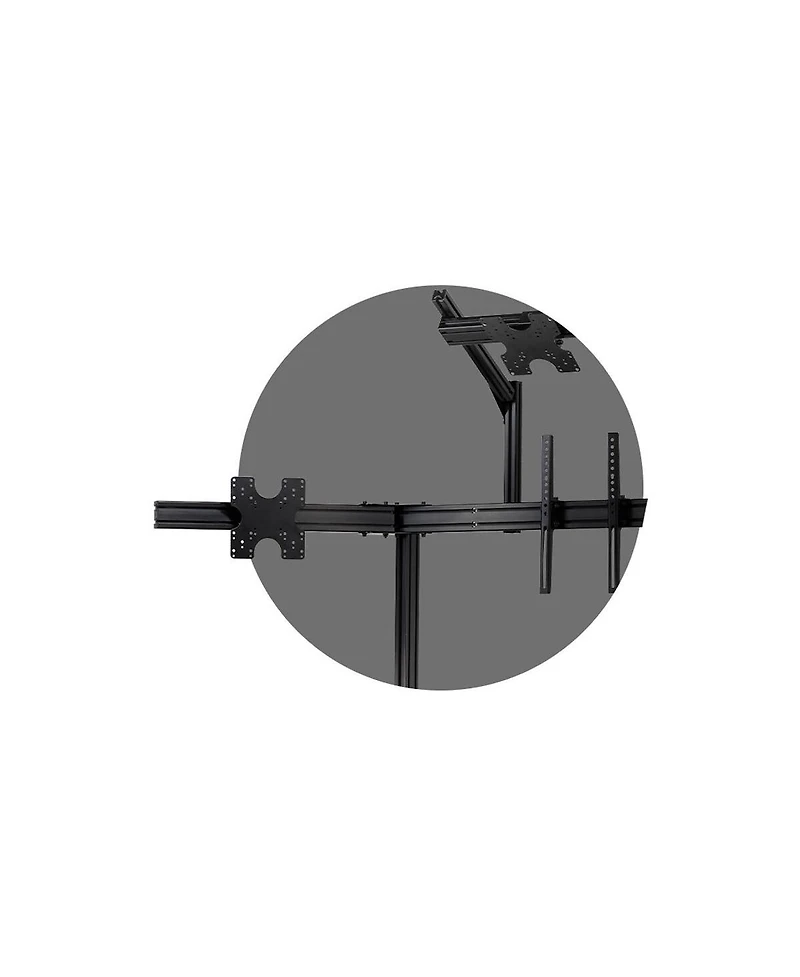 Next Level Racing Elite Freestanding Quad Monitor Stand, Black Edition