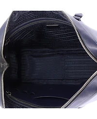 Pre-Owned Prada Large Zip Around Briefcase Saffiano Leather