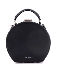 Pre-Owned Saint Laurent Small Mica Hatbox Bag Leather