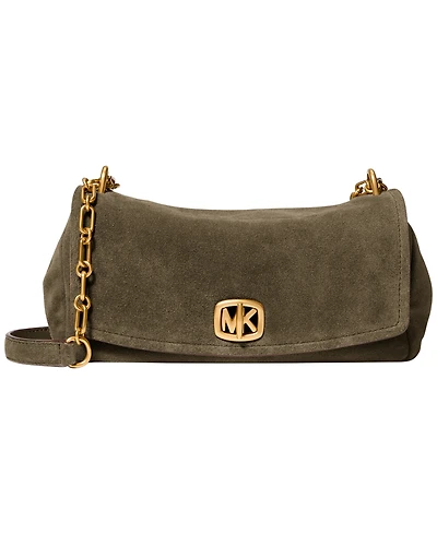 Michael Kors Bryant Turn-Lock Convertible Chain Small Shoulder Handbag