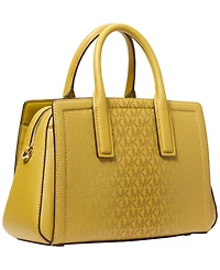 Michael Michael Kors Laila Signature Small Satchel Handbag