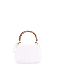 Pre-Owned Gucci Small Bamboo 1947 Top Handle Bag Leather