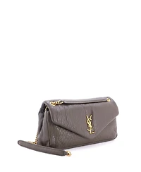 Pre-Owned Saint Laurent Medium Calypso Flap Bag Leather
