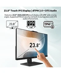 Msi Modern AM242TP 23.8 Inch All in One Intel Core 5 32GB Ram Intel Graphics 2TB Ssd Storage Windows 11 Pro 60Hz
