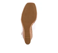 mohana quilted high wedge heel sandals