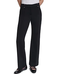Karl Lagerfeld Paris Women's Ponte Mid-Rise Pants