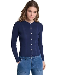 Karl Lagerfeld Paris Women's Button-Front Cardigan