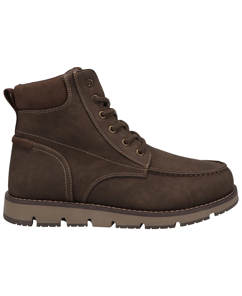 Dockers Men's Davis Rugged Casual Tumbled Moc-Toe Boots