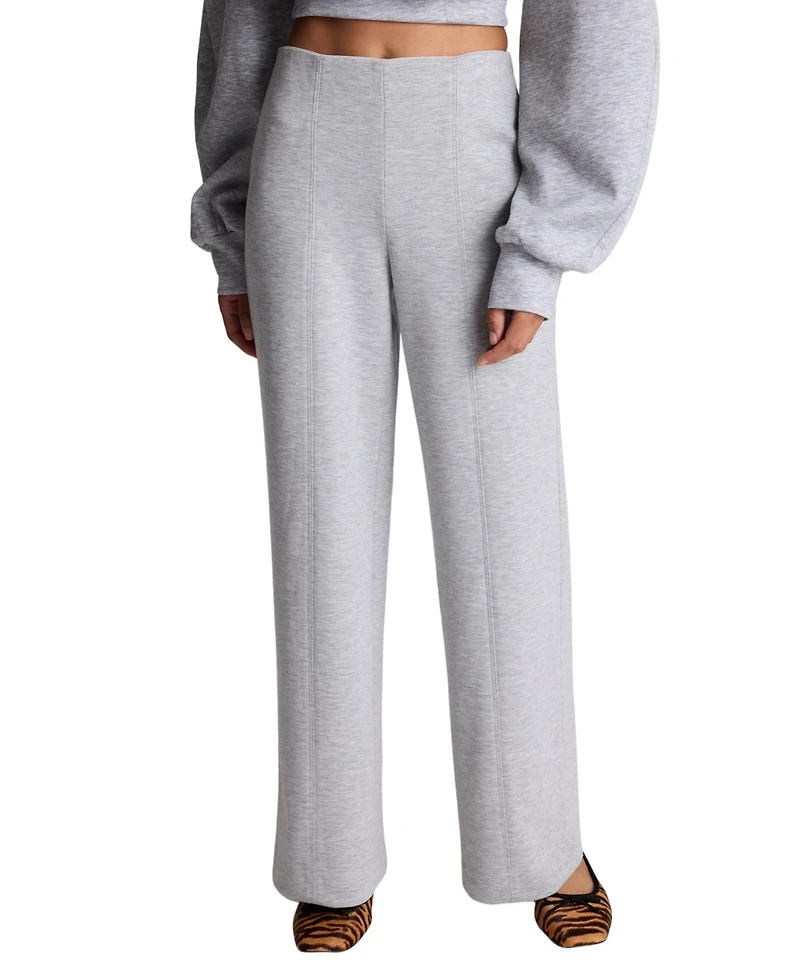 Kenneth Cole Women's High-Rise Hollywood-Waist Wide-Leg Pants