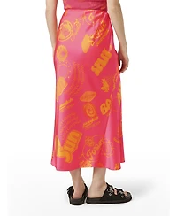 Scotch & Soda Women's Satin Midi Skirt