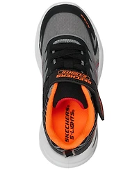 Skechers Toddler Kids Lights: Flex-Glow Ultra - Prism-Pacer Fastening Strap Light-Up Lifestyle Sneakers from Finish Line