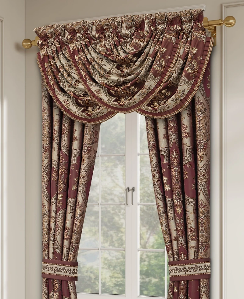 J Queen New York Phyllis Window Waterfall Valance, 33" x 43"