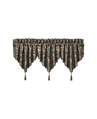 J Queen New York Glimmerstone Window Ascot Valance, 21" x 40"
