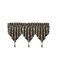 J Queen New York Glimmerstone Window Ascot Valance, 21" x 40"