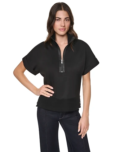 Dkny Women's Half-Zip Collar Jacket