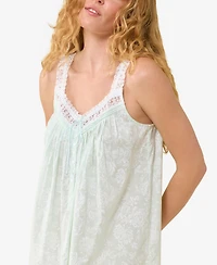 Eileen West Women's Sleeveless Cotton Woven Lawn Chemise