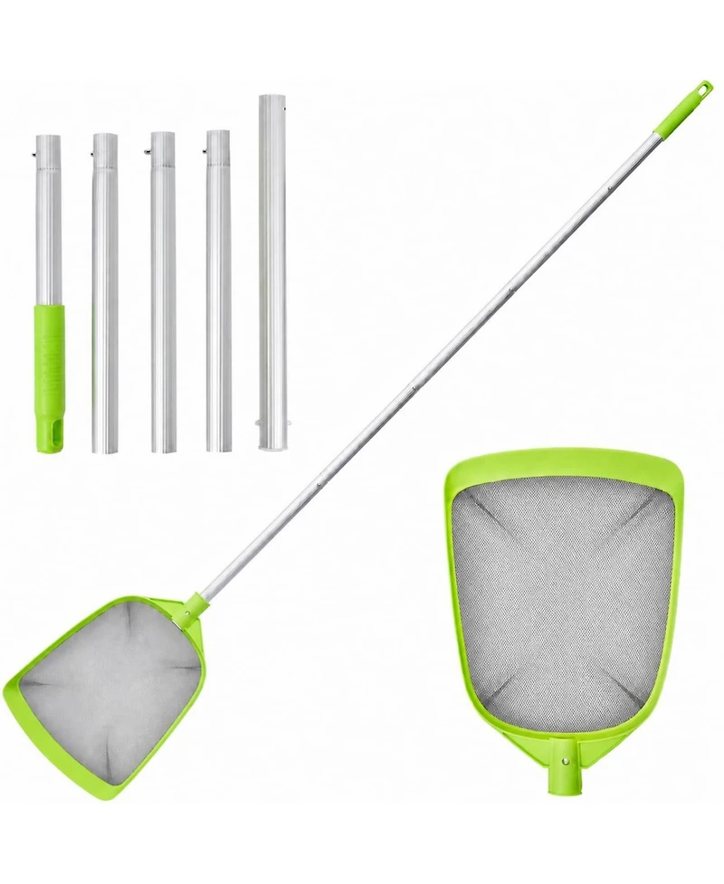 Xdovet Pool Skimmer Net Rake Pole Leaf Debris Mesh