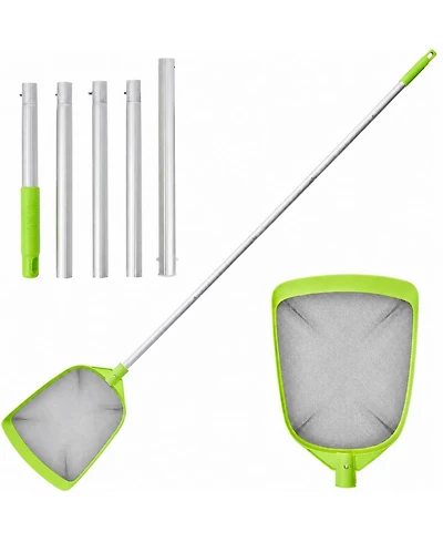 Xdovet Pool Skimmer Net Rake Pole Leaf Debris Mesh