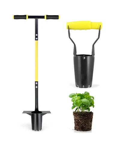 Xdovet Bulb Planter Long Handle Heavy Duty Garden Transplanter