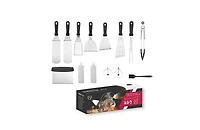 Cowin 14Pcs Flat Top Bbq Griddle Accessories Kit Professional Bbq Grill Tools Set for Outdoor Bbq Camping
