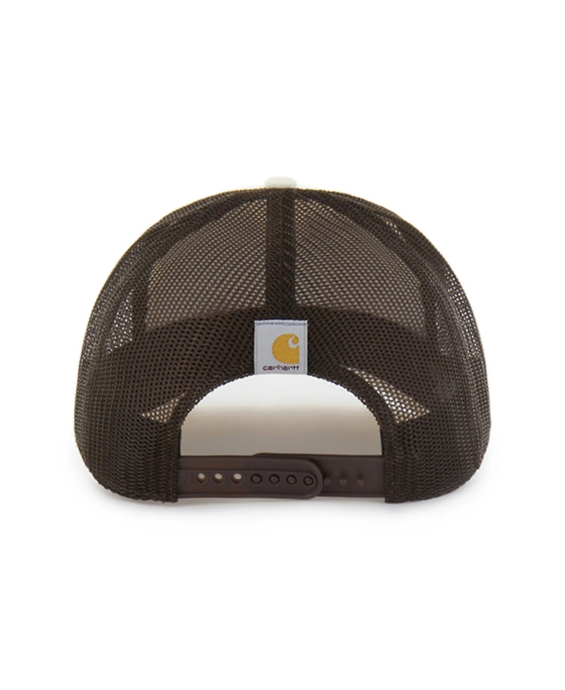 Carhartt x '47 Men's Natural/Brown Boston Red Sox Undyed Trucker Adjustable Hat