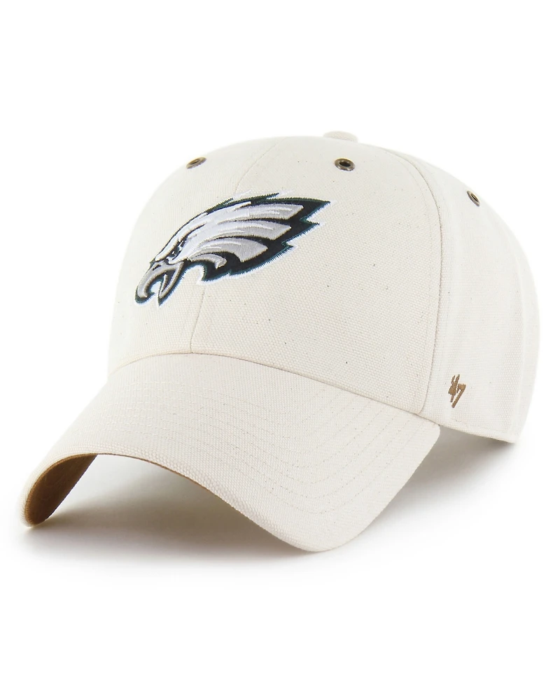 Carhartt x '47 Men's Natural Philadelphia Eagles Undyed Clean Up Adjustable Hat