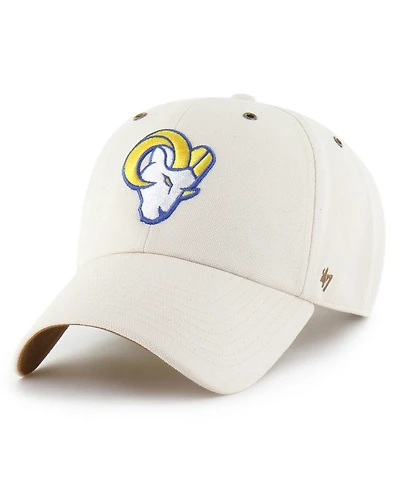 Carhartt x '47 Men's Natural Los Angeles Rams Undyed Clean Up Adjustable Hat