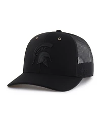 Carhartt x '47 Men's Black Michigan State Spartans Trucker Adjustable Hat