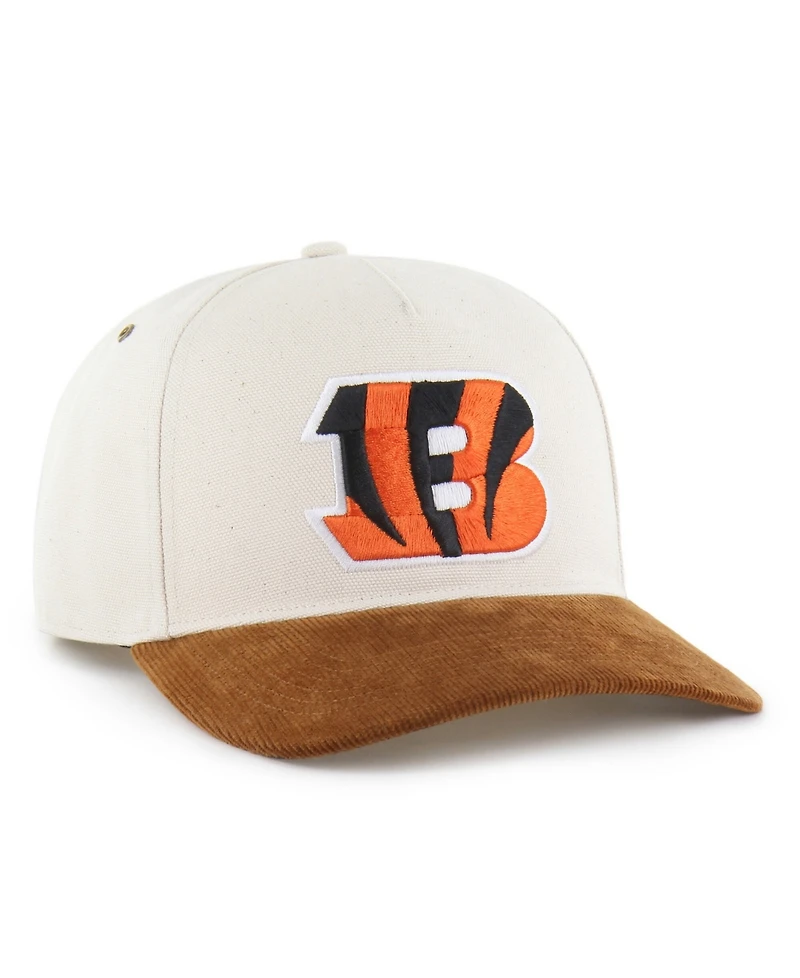 Carhartt x '47 Men's Natural/Brown Cincinnati Bengals Undyed Relaxed Hitch Adjustable Hat