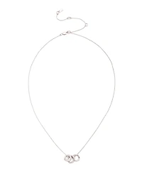 Lauren Ralph Lauren Sterling Silver-Plated Wave Motif Necklace