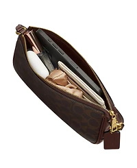 Coach Plaza Small Signature Canvas Shoulder Bag