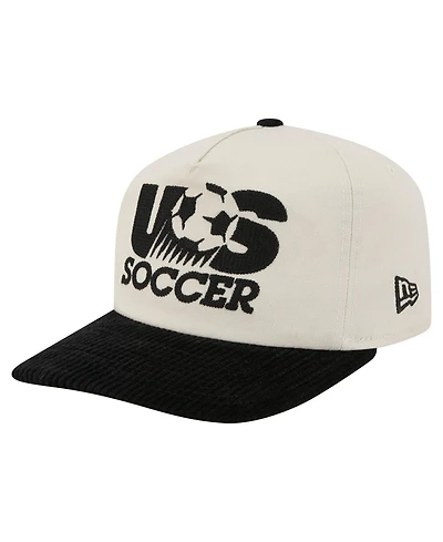 New Era Men's Natural/Black Usmnt 19TWENTY Adjustable Hat